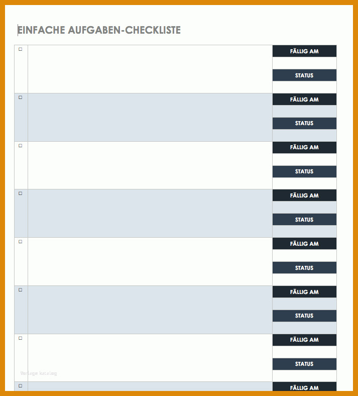 Beeindruckend Checkliste Vorlage 713x788