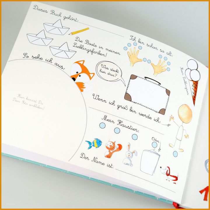 Exklusiv Freundebuch Kindergarten Vorlage 1575x1575