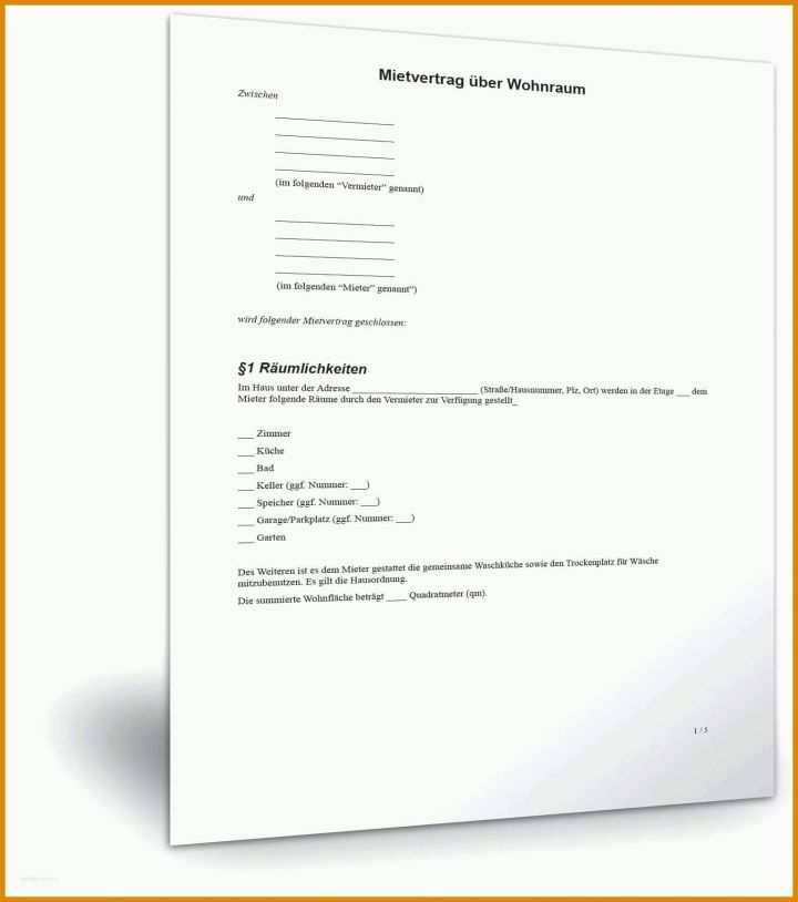 Kreativ Hausordnung Vorlage Word 1534x1735
