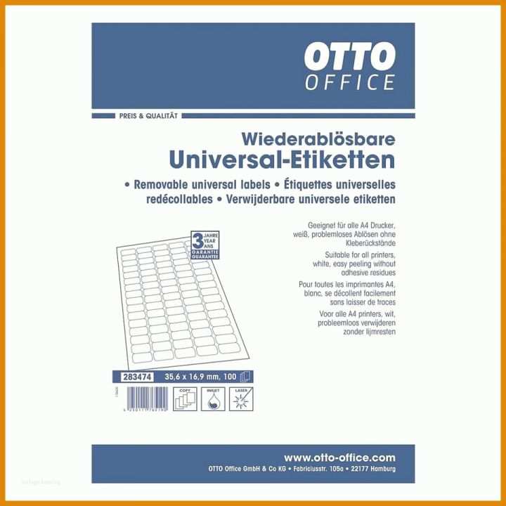 Otto Office Universal Etiketten 23408 Vorlage: 11 Methoden ...