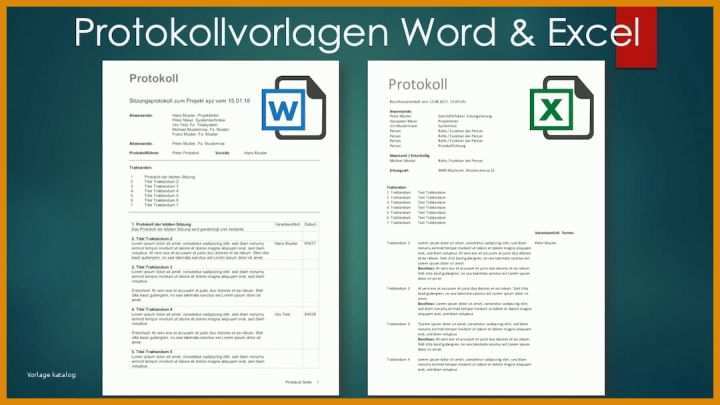 Einzigartig Protokoll Vorlage Word 1080x608