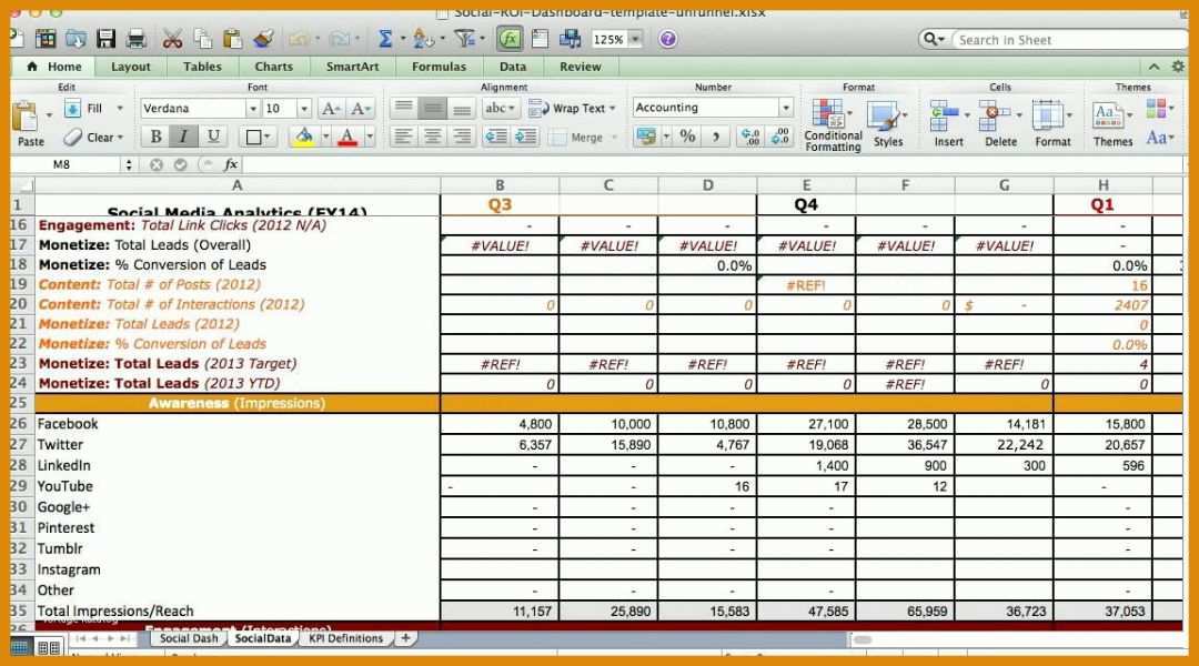 Ideal Roi Excel Vorlage 1152x640