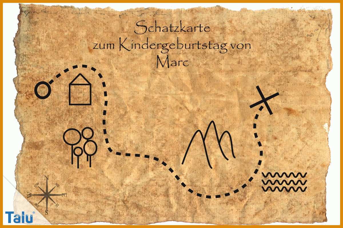 Fantastisch Schatzsuche Zum Kindergeburtstag Schnitzeljagd Für 4 701150 ...