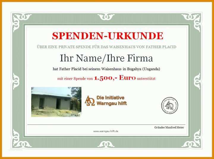 Am Beliebtesten Spendenformular Vorlage 1070x795