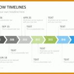 Sensationell Timeline Powerpoint Vorlage 727x545