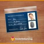 Beeindruckend Ausweis Vorlage 800x600
