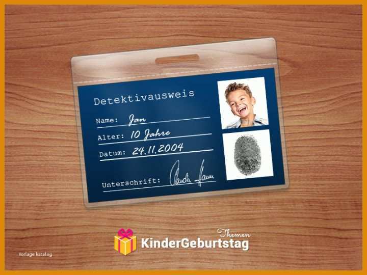 Unvergleichlich Ausweis Vorlage 800x600