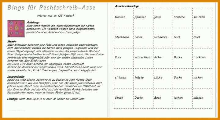Neue Version Bingo Spiel Vorlage 998x546