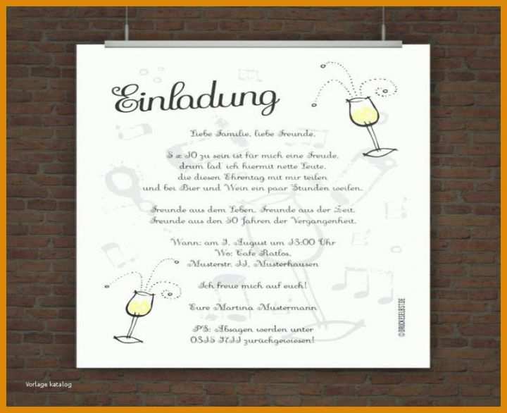 Atemberaubend Einladung 70 Geburtstag Vorlage Kostenlos Word