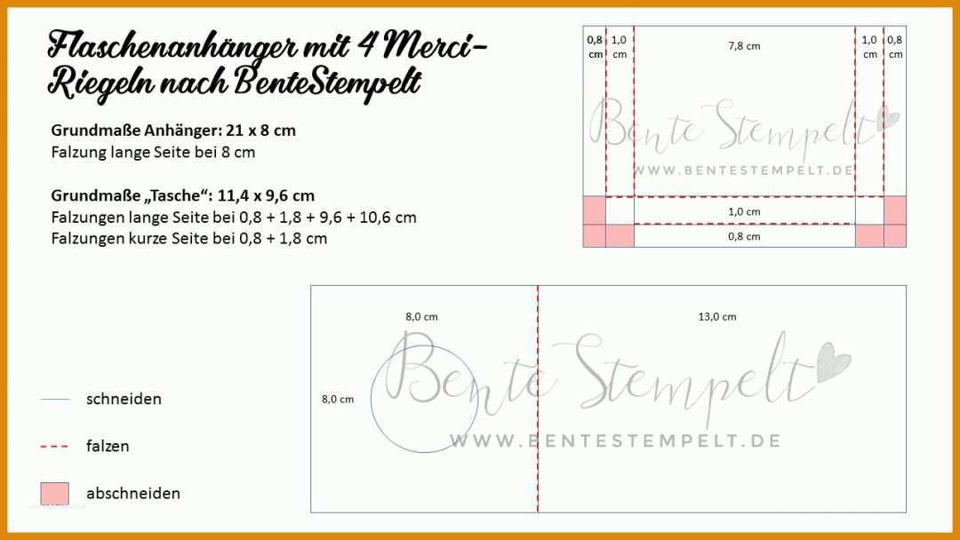 Ideal Flaschenanhänger Vorlage 1280x720