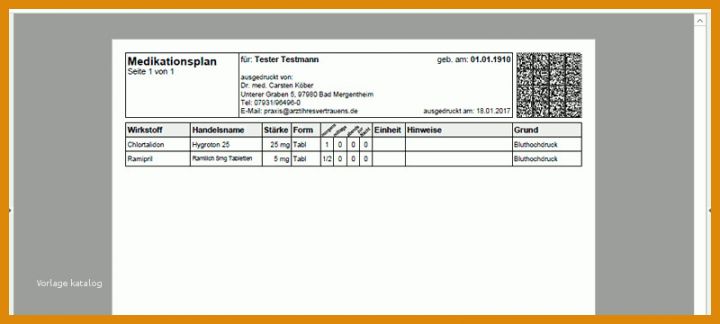 Faszinieren Medikationsplan Vorlage 800x360