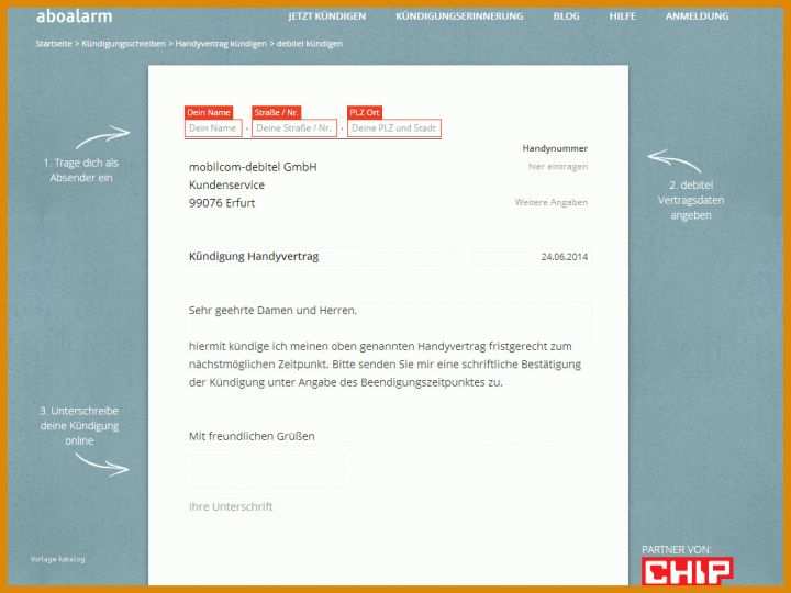 Mobilcom Debitel Kündigung Vorlage Zum Ausdrucken Debitel Kuendigung Vorlage