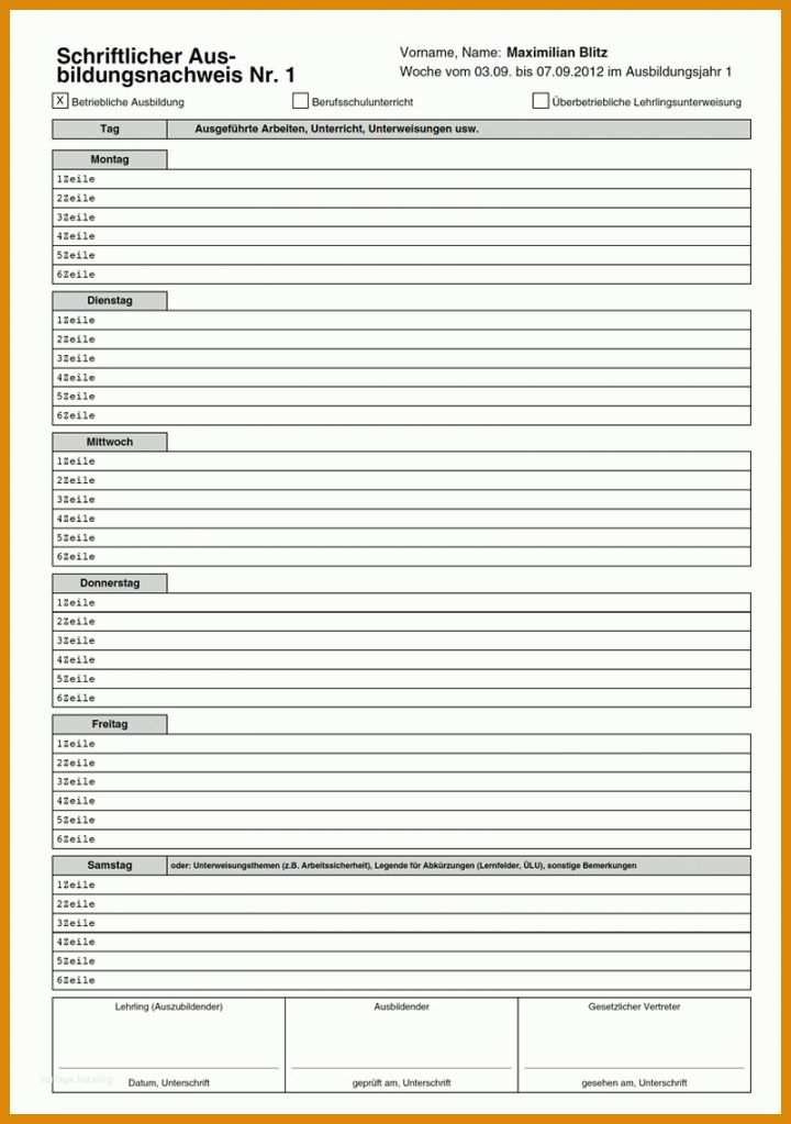 Erschwinglich Montagebericht Vorlage Word 800x1137