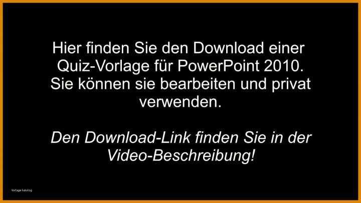 Außergewöhnlich Powerpoint Quiz Vorlage 1280x720