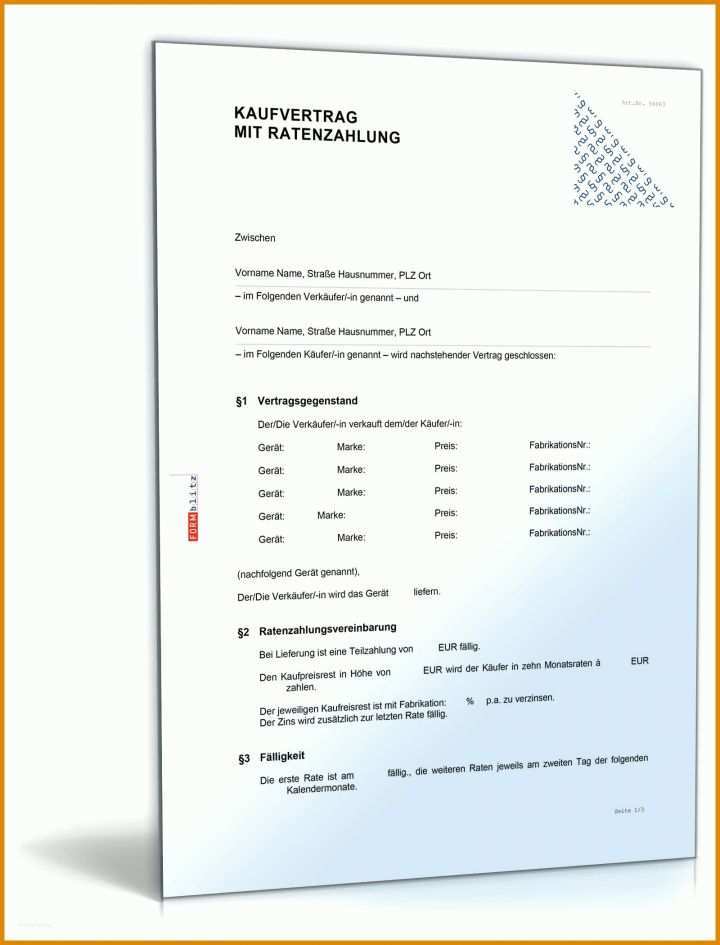 Unvergesslich Ratenzahlung Muster Vorlage 1600x2100