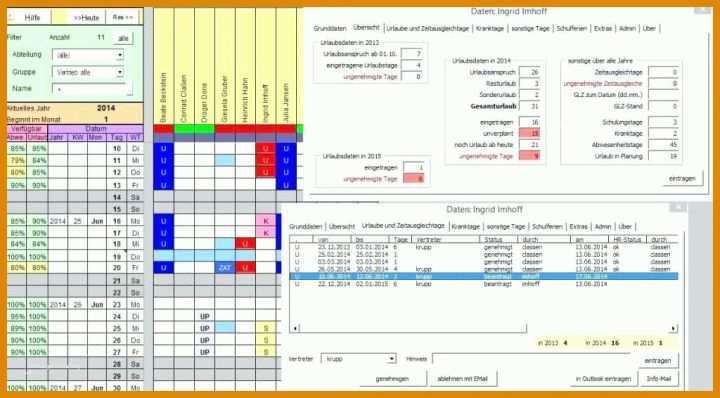 Einzahl Terminplaner Excel Vorlage Freeware 1024x566