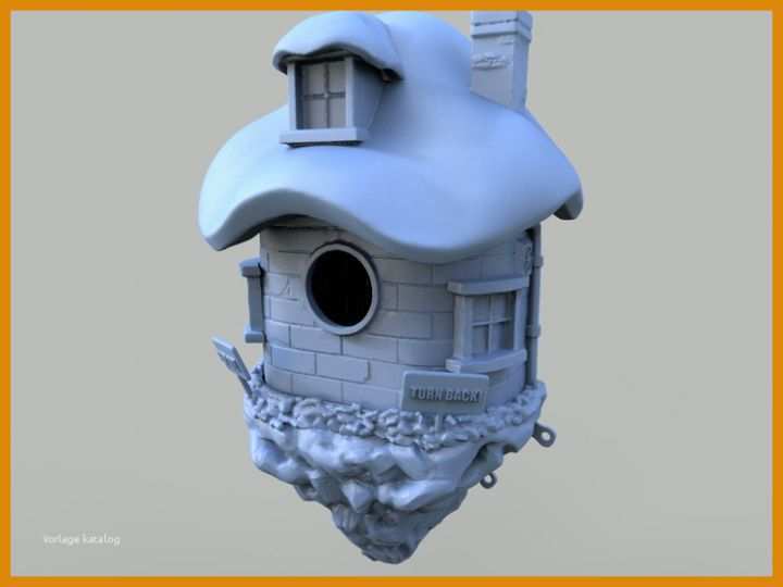 3d Drucken Vorlagen 3D Vorlage Zwergenvogelhaus