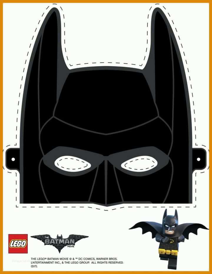 Faszinieren Batman Maske Vorlage 736x952