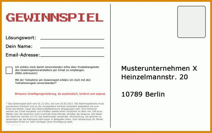 Faszinieren Datenschutz Gewinnspiel Vorlage 1176x740