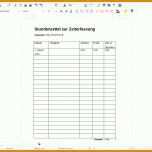 Einzahl Datev Vorlage Arbeitszeit 1180x986