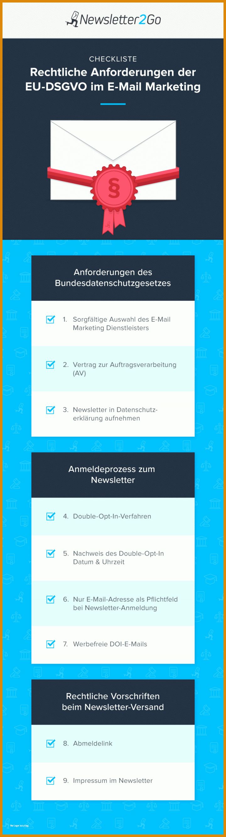 Dsgvo Newsletter Vorlage Newsletter Datenschutz Checkliste