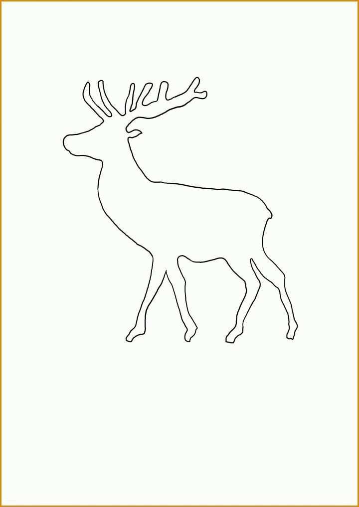 Singular Elch Vorlage Zum Aussägen 2480x3508