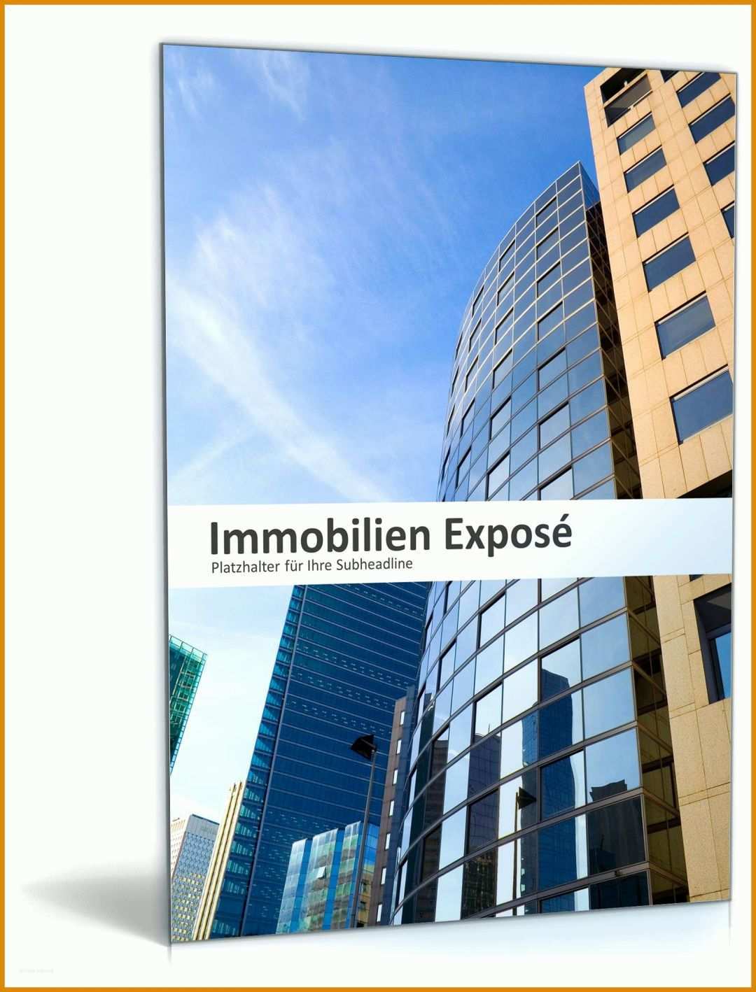 Erstaunlich Immobilien Expose Vorlage Powerpoint 1600x2100