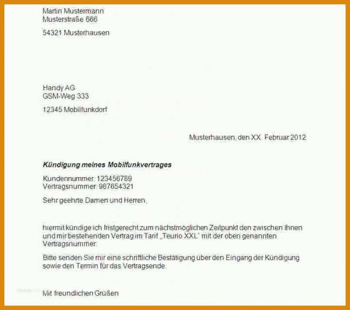 Erstaunlich Kündigung Mietvertrag Vorlage Kostenlos 804x714