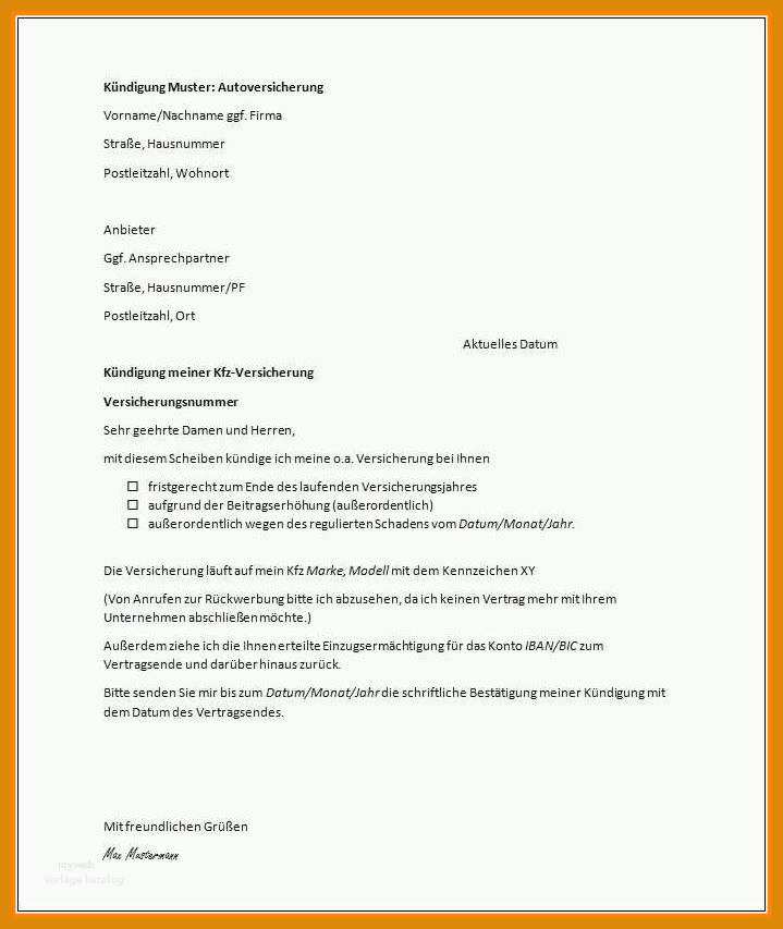 Neue Version Kündigung Mietvertrag Vorlage Kostenlos Pdf 719x853