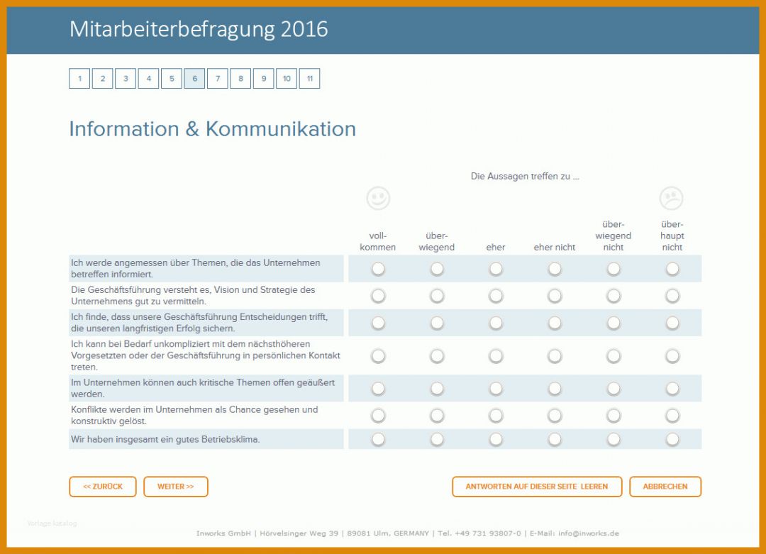 Großartig Mitarbeiterbefragung Vorlage Kostenlos 1132x819