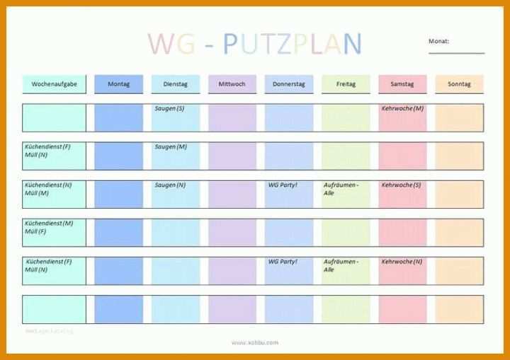 Putzplan Treppenhausreinigung Vorlage: 11 Phantasie (2019 ...