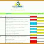 Überraschen Reinigungsplan Vorlage Excel 800x600