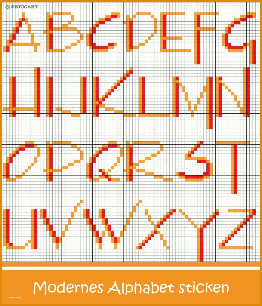 Tolle Sticken Alphabet Vorlage 1418x1654