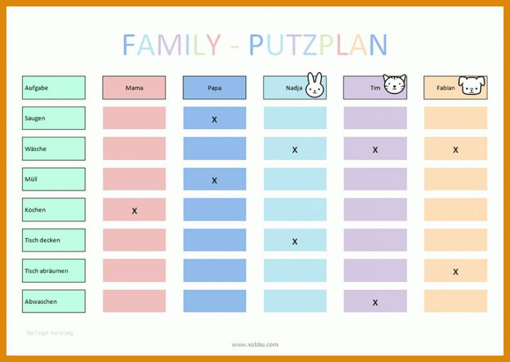 Bemerkenswert Tagesplan Für Kinder Vorlage 790x561