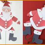 Großartig Weihnachtsmann Basteln Vorlagen 1200x800