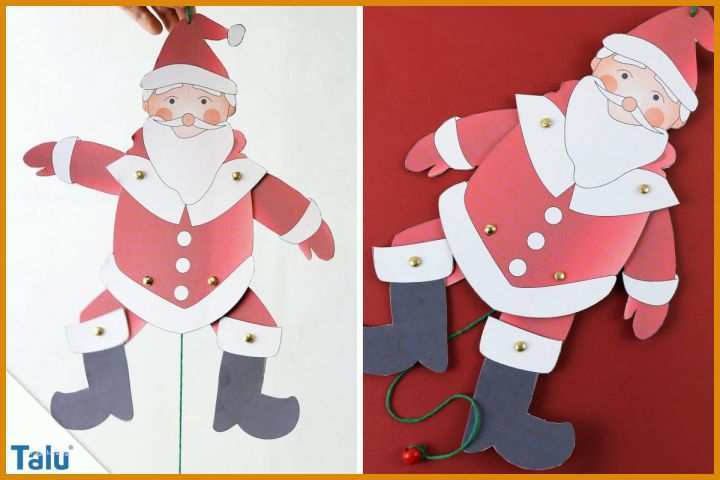 Weihnachtsmann Basteln Vorlagen Weihnachtsmann Basteln