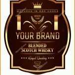 Ausnahmsweise Whisky Etiketten Vorlage 1400x1700