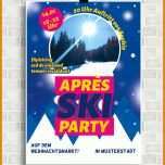 Atemberaubend Apres Ski Party Flyer Vorlage 806x1075