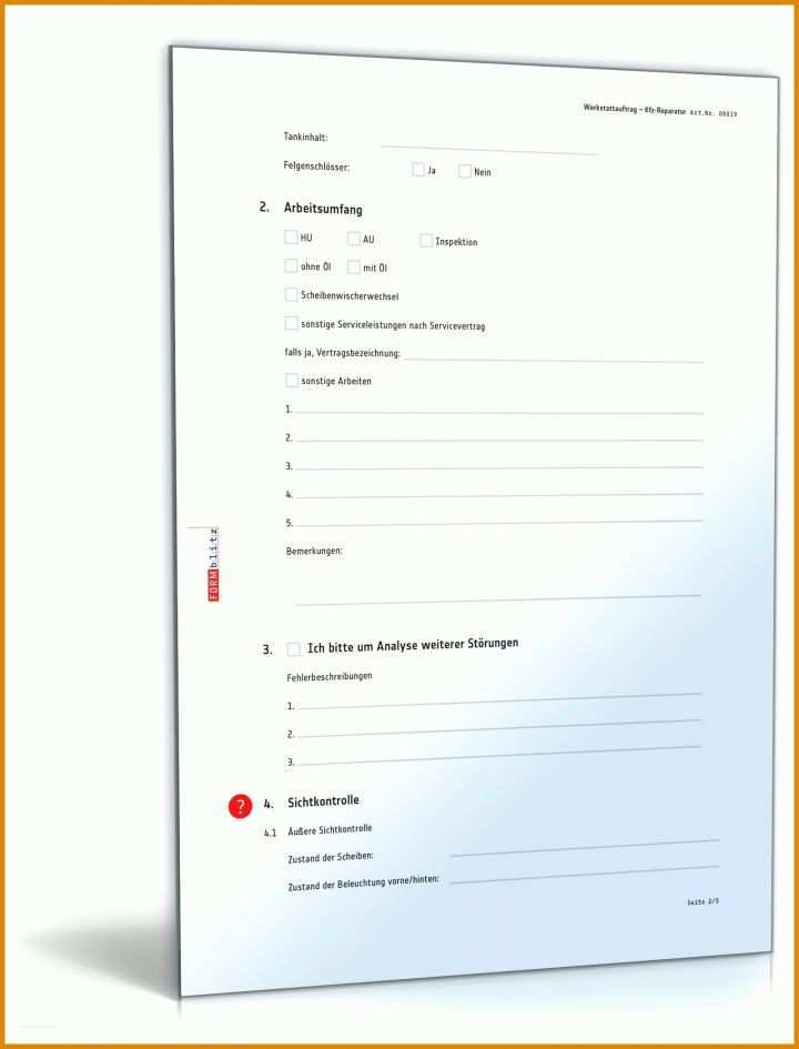 Allerbeste Auftrag Vorlage Pdf Sie Müssen Es Heute Versuchen