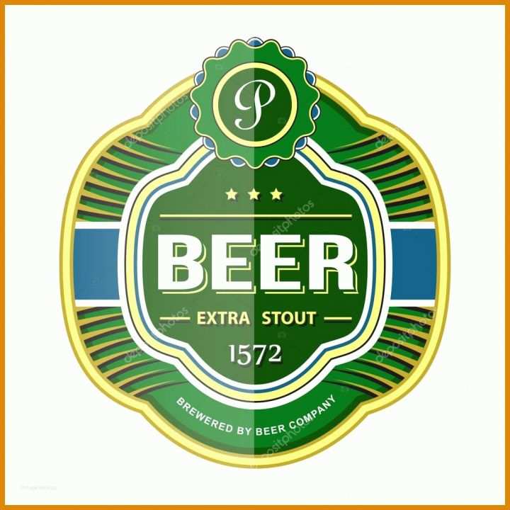 Hervorragen Bier Etikett Vorlage Photoshop 1024x1024