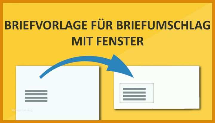 Außergewöhnlich Brief Mit Fenster Vorlage 753x430