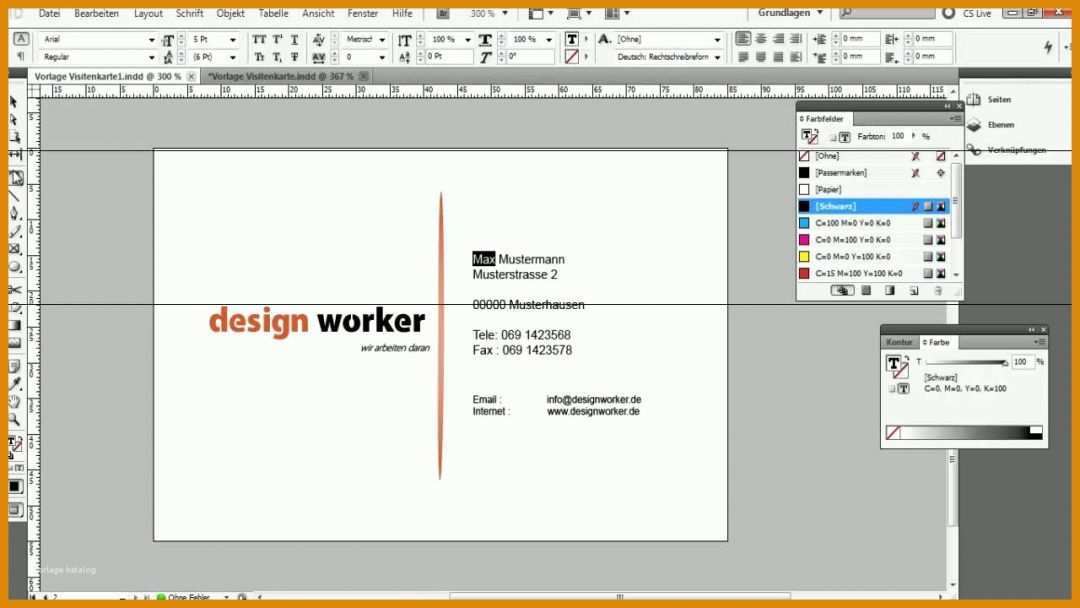 Ideal Briefbogen Vorlage Indesign Download 1280x720