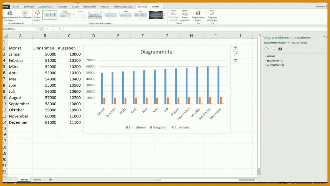 Kreativ Excel Cockpit Vorlage 1280x720