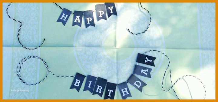 Singular Happy Birthday Girlande Vorlage 842x394