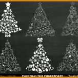 Modisch Kreidemarker Vorlagen Weihnachten 736x587