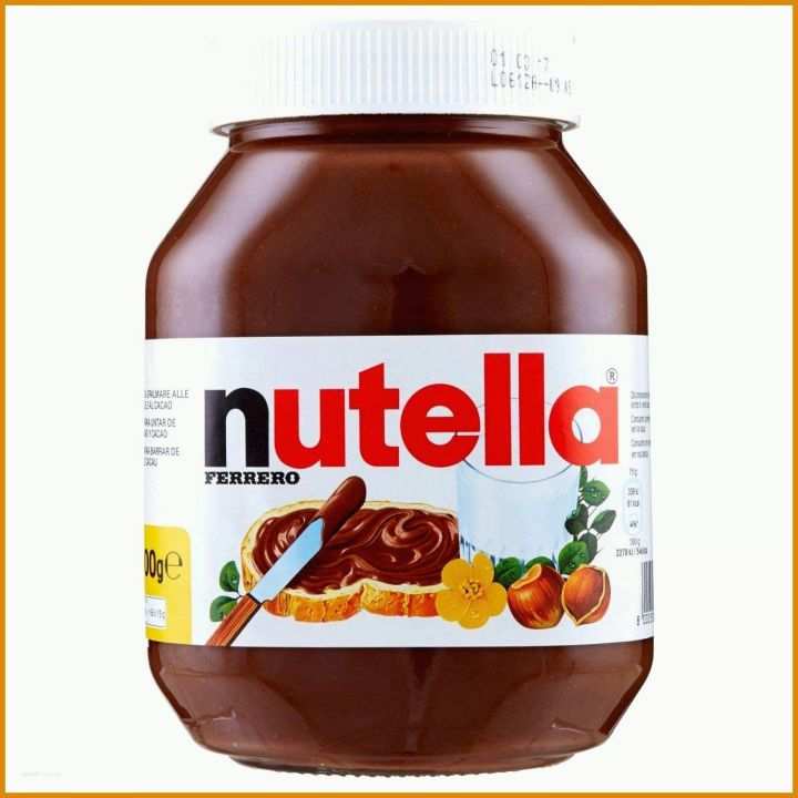 Ausnahmsweise Mini Nutella Etikett Vorlage 1500x1500