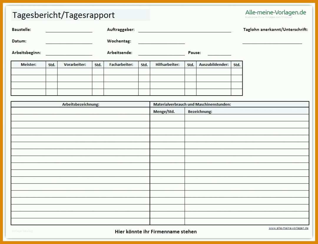 Spezialisiert Montagebericht Vorlage Kostenlos 1099x845