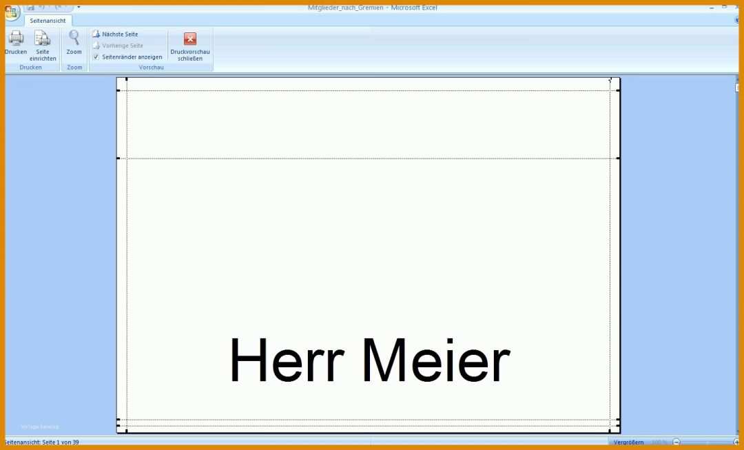 Hervorragen Namensschilder Vorlage 1440x870