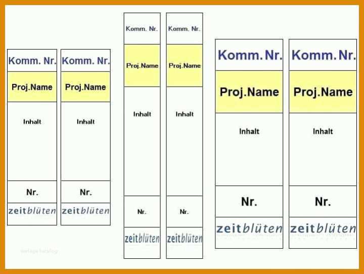 Wunderbar Ordnerrücken Vorlage Openoffice 721x542