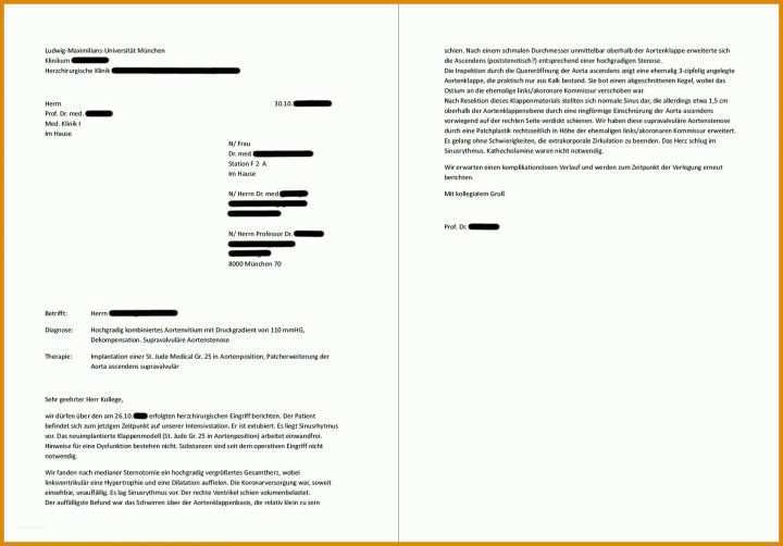 Modisch Patientenbrief Vorlage 1920x1338
